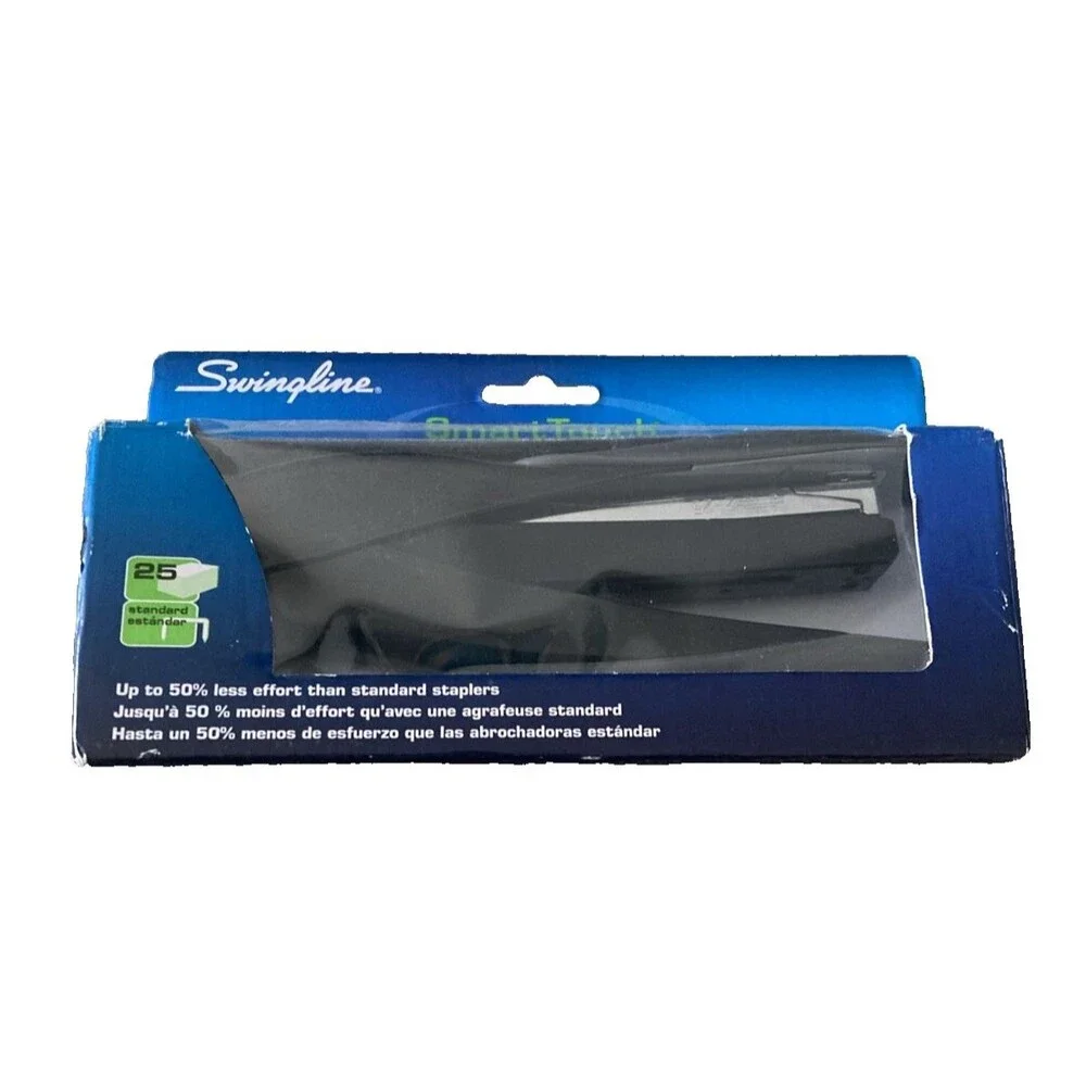 Swingline SmartTouch Stapler-Full Strip 25-Sheet Capacity-Black-SWI66503-NIB
